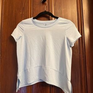 Light Blue Girls Athletic Top